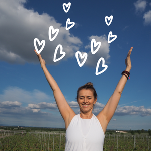 Kathrin mit Herzen